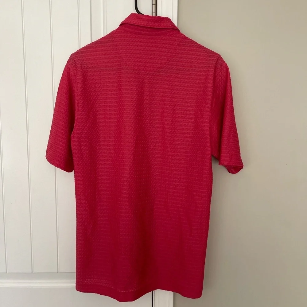 Tiger Woods Polo Shirt Men’s Small
Golf Red Stretch Lightweight Moisture
Wicking - Picture 5 of 5